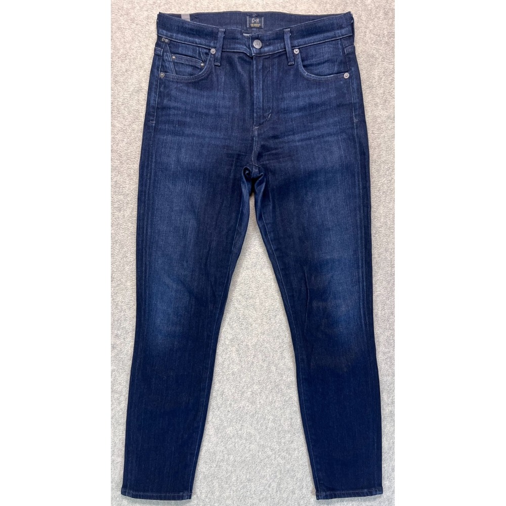 Citizens of Humanity Womens Rocket Crop High Rise Skinny Jeans Blue 5 Pockets 27